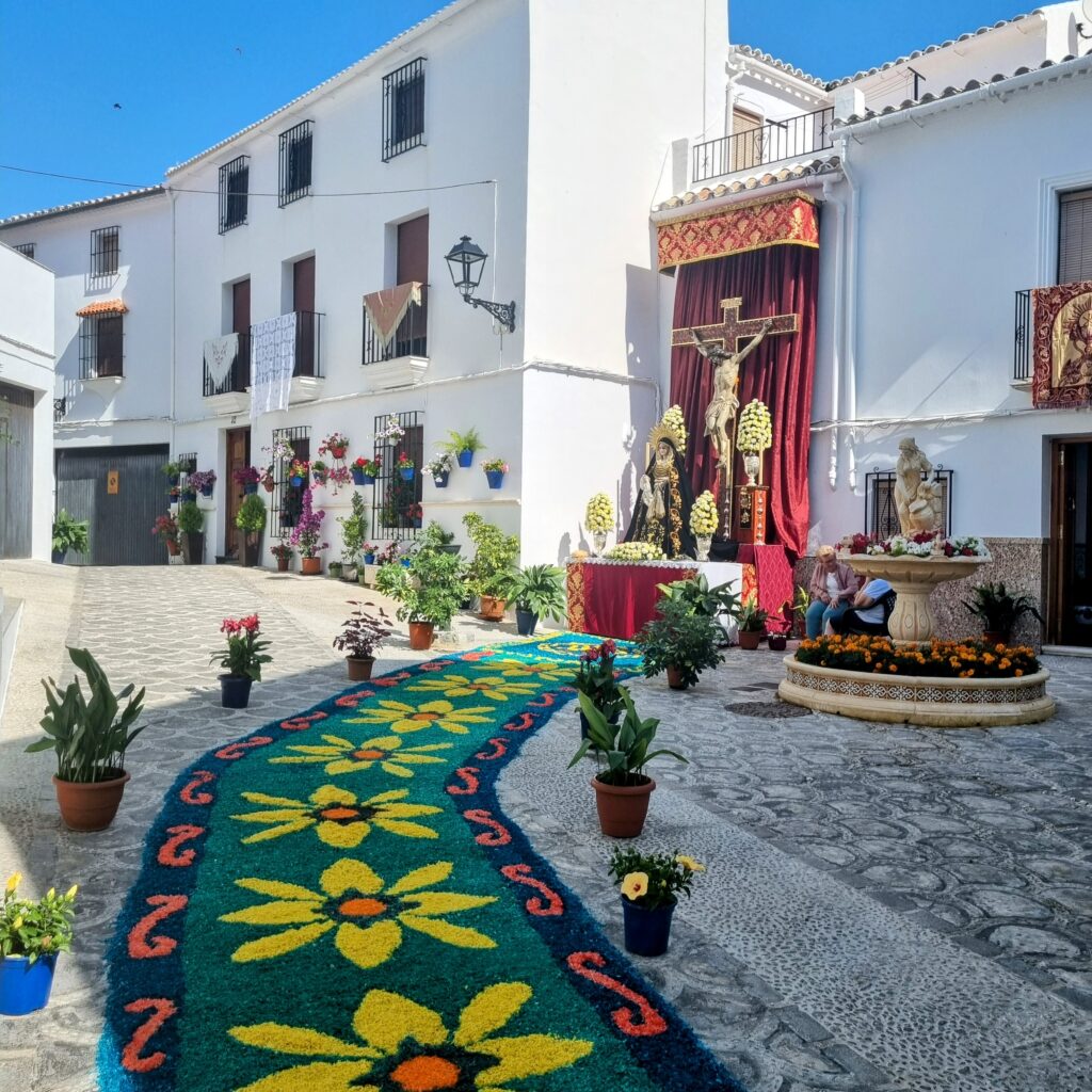 Renovated property Andalusia village house garden sale Zuheros, Cordoba, Spain. Nature mountains hiking cycling and cuisine. Buy Sell.