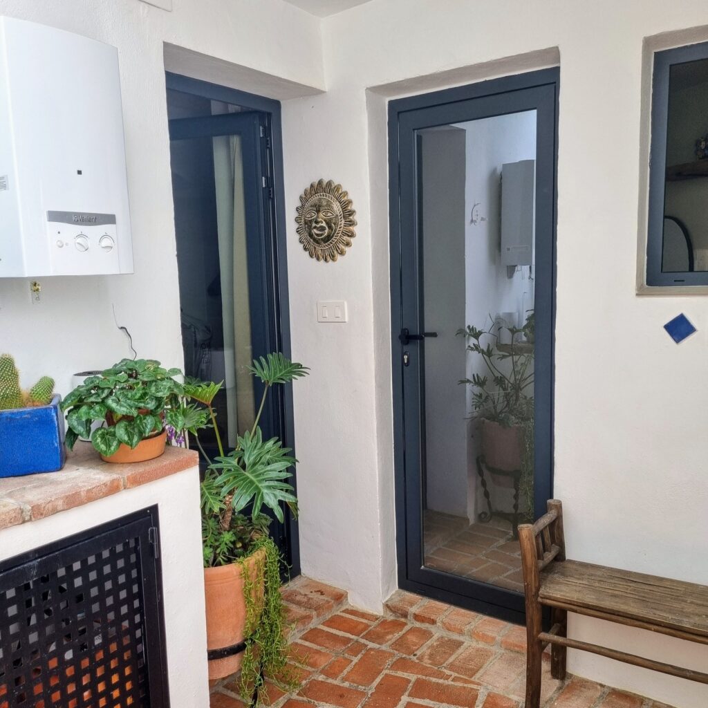 Renovated property Andalusia village house garden sale Zuheros, Cordoba, Spain. Nature mountains hiking cycling and cuisine. Buy Sell.